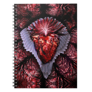 Cuaderno Corazón en llamas