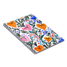 Cuaderno Corazón Floral Dulce