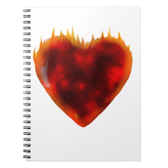 Cuaderno Corazón inflamante (Frente)