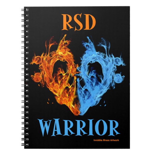 Cuaderno Corazón/llamas...RSD (Frente)