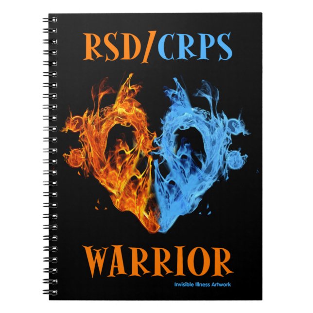 Cuaderno Corazón/llamas... RSD/CRPS (Frente)