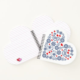 Cuaderno Corazón popular de Eslovaquia