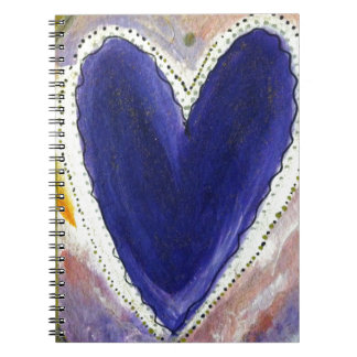 Cuaderno Corazón púrpura