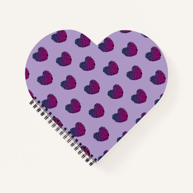 Cuaderno Corazón Púrpura (Anverso)