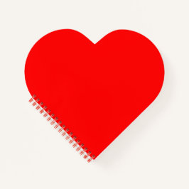 Cuaderno Corazón Rojo