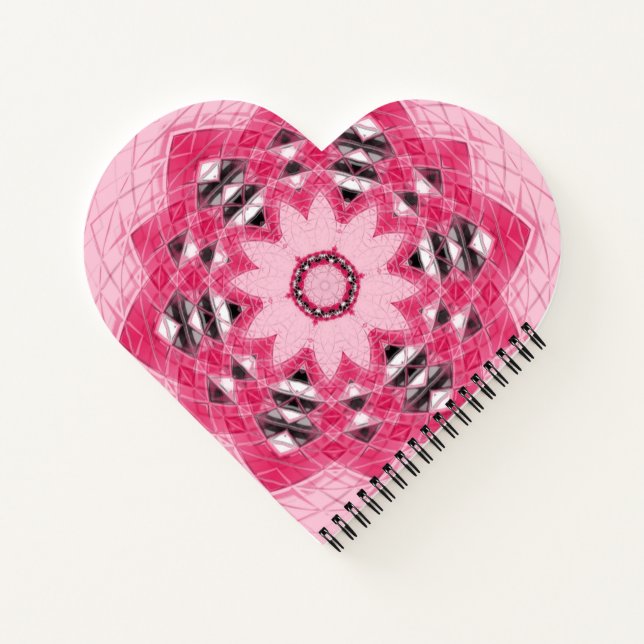 Cuaderno corazón rosa (Reverso)
