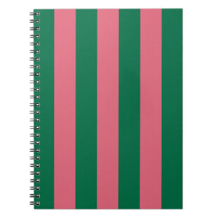 Cuaderno Corazón Rosa Pickle Raya Verde