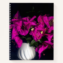 Cuaderno Corazón rosado en negro