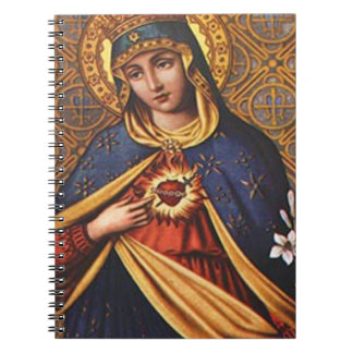 CUADERNO CORAZÓN SAGRADO DE MARIA 25 PRODUCTOS ADAPTABLES