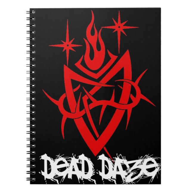 Cuaderno Corazón tribal demoledor muerto (Frente)