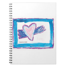 Cuaderno Corazón Volador - Arte Infantil para CHOC