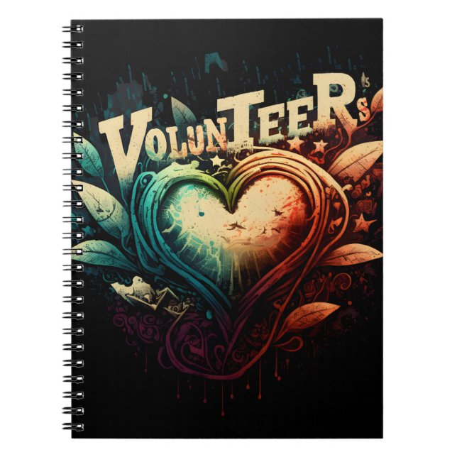 Cuaderno Corazón voluntario (Frente)