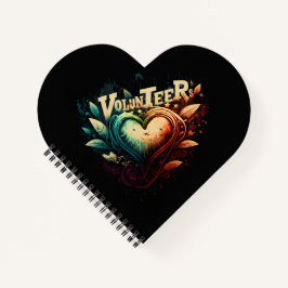 Cuaderno Corazón voluntario