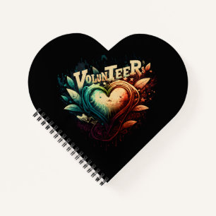 Cuaderno Corazón voluntario
