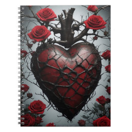 Cuaderno Corazón y Rosas