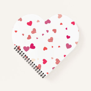 Cuaderno Corazones - amor