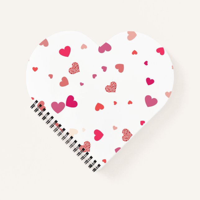 Cuaderno Corazones - amor (Anverso)