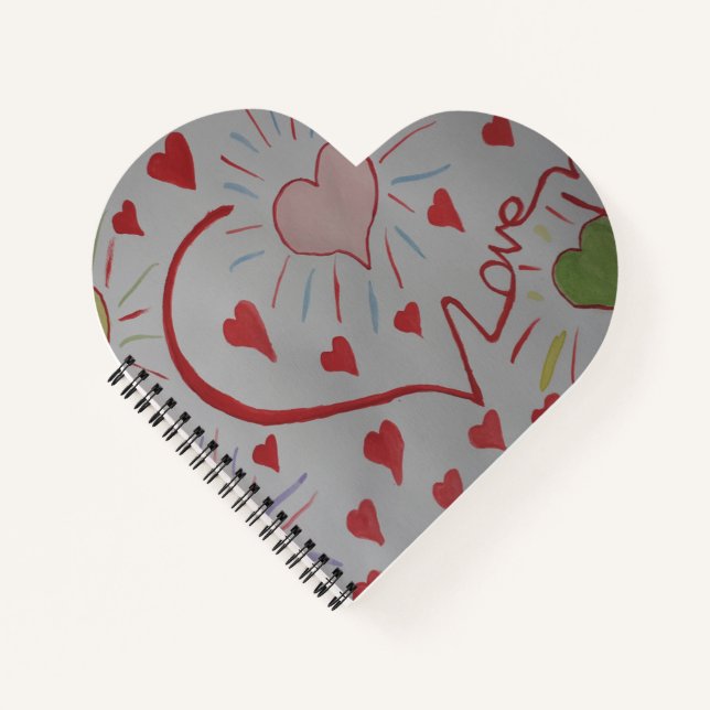 Cuaderno Corazones de amor (Anverso)