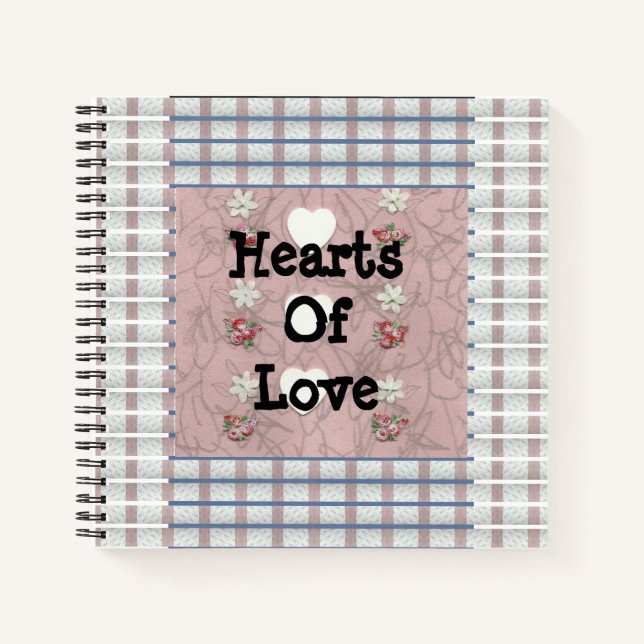 Cuaderno Corazones de amor tres (Anverso)