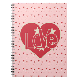 Cuaderno Corazones de amor y estrellas