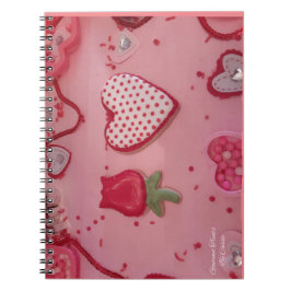 Cuaderno Corazones de chocolate y Rosas Cocinas de azúcar