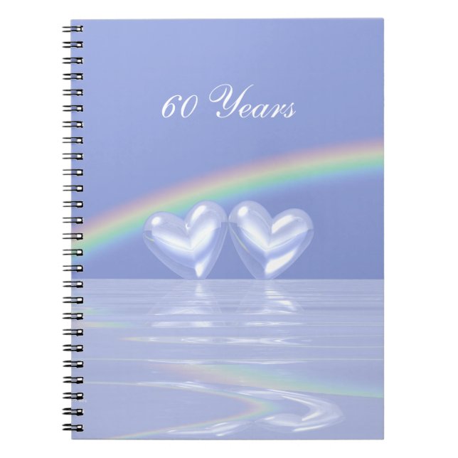 Cuaderno Corazones de Diamantes de 60 Aniversario (Frente)