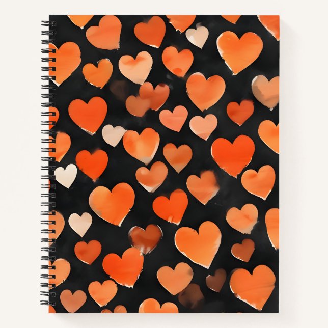 Cuaderno Corazones de Fuego (Anverso)