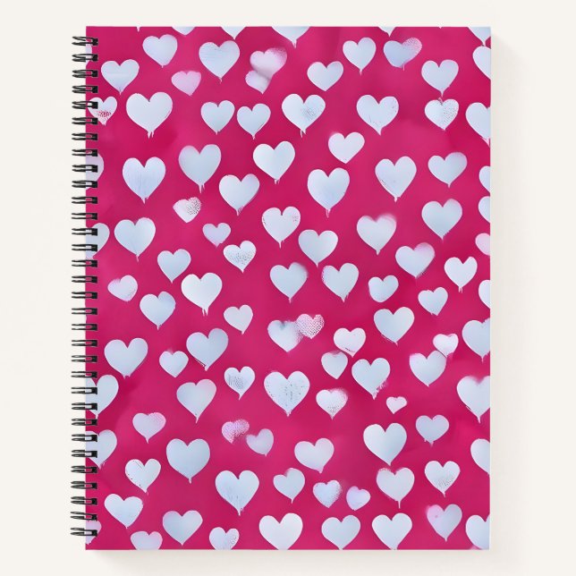 Cuaderno Corazones de Plata (Anverso)