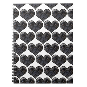 Cuaderno Corazones de Pug