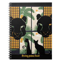 Cuaderno Corazones de Pumas rugientes