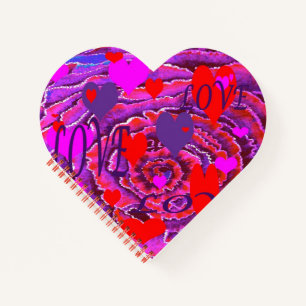 Cuaderno Corazones de San Valentín y amor