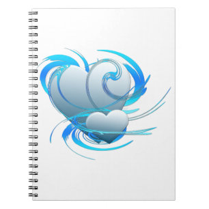 Cuaderno Corazones de Swirl