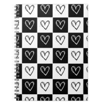 Corazones de tablero de ajedrez