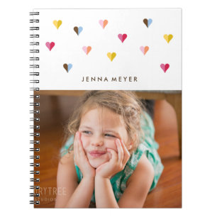 Cuaderno Corazones dulces - multicolor - Foto