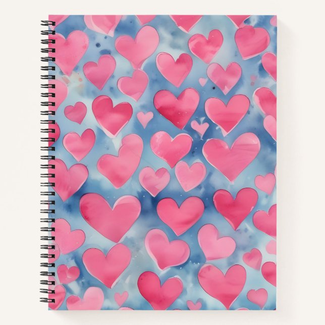Cuaderno Corazones en el Cielo (Anverso)