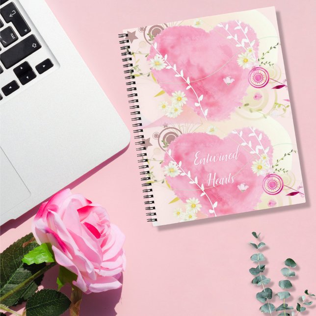 Cuaderno Corazones entrelazados - Rosa (Subido por el creador)