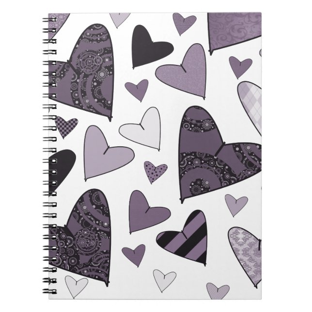 Cuaderno Corazones estilizados (Frente)