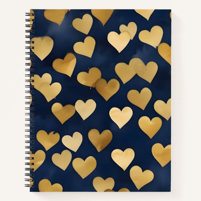 Cuaderno Corazones Nocturnos (Anverso)