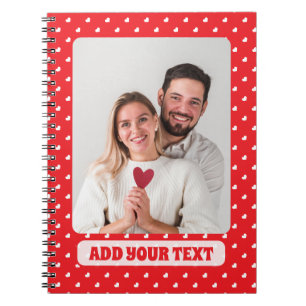 Cuaderno Corazones Patrón de amor moderno del día de San Va