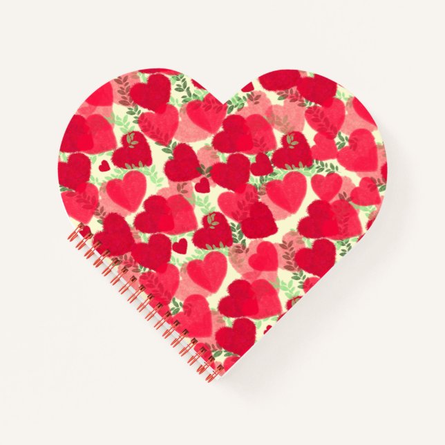 Cuaderno Corazones rojos en sangre (Anverso)