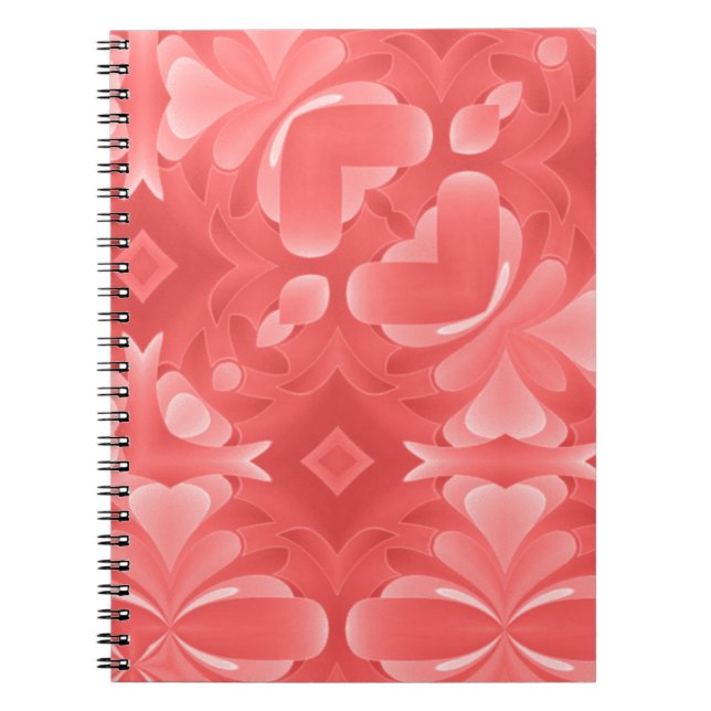 Cuaderno Corazones rojos y diamantes (Frente)