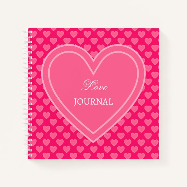 Cuaderno Corazones rosados (Anverso)