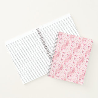 Cuaderno Corazones rosados
