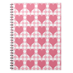 Cuaderno Corazones Rosas