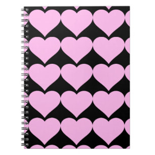 Cuaderno Corazones rosas, amor incondicional_