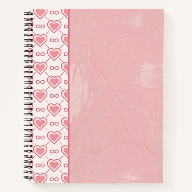 Cuaderno Corazones y división infinita (Anverso)