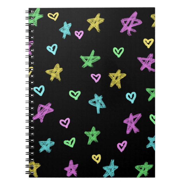 Cuaderno Corazones y Estrellas Cutsey (Frente)