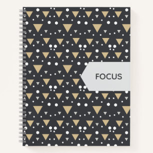 Cuaderno Corbata Graphite Geometry Luxe