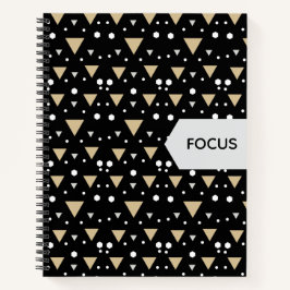 Cuaderno Corbata Midnight Geometry Luxe