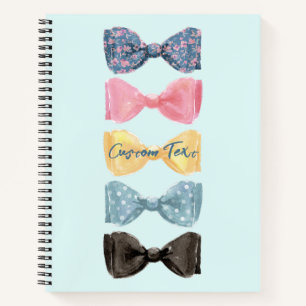 Cuaderno Corbatas de lazo personalizadas